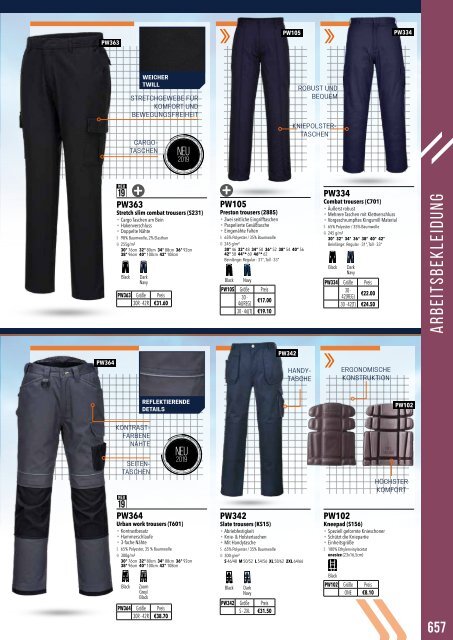 Eventwear Katalog 2019