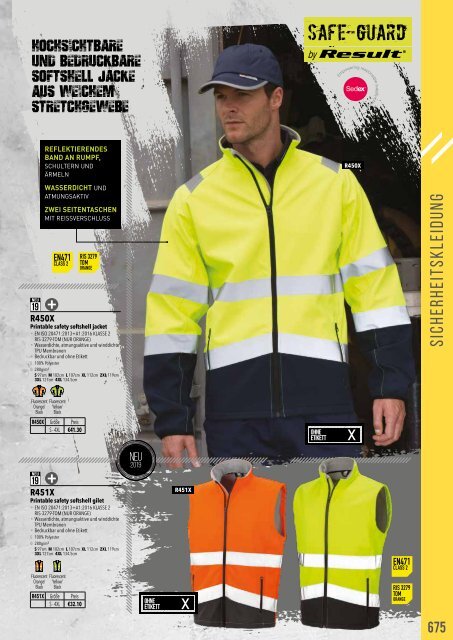 Eventwear Katalog 2019