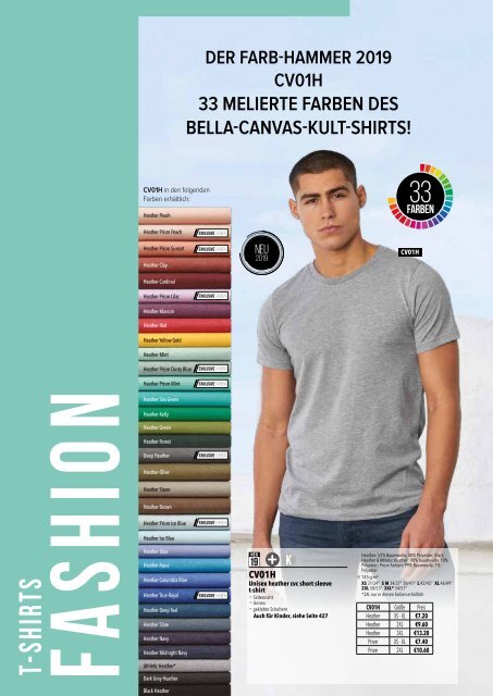 Eventwear Katalog 2019