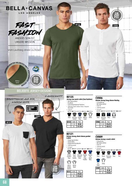 Eventwear Katalog 2019