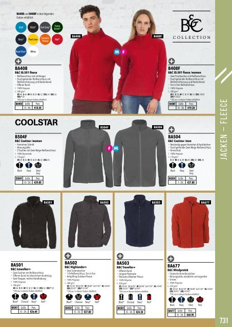 Eventwear Katalog 2019