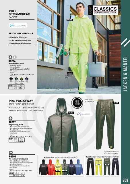 Eventwear Katalog 2019