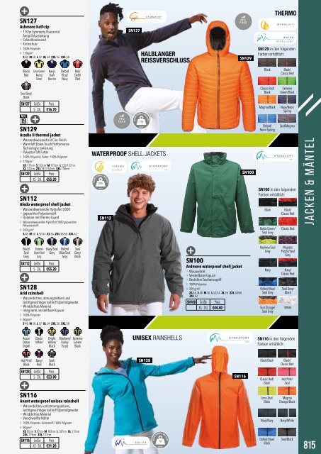 Eventwear Katalog 2019