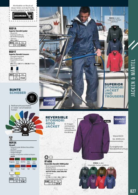 Eventwear Katalog 2019