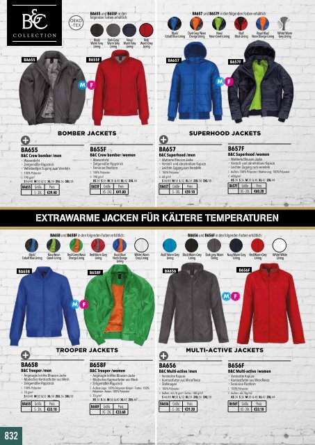 Eventwear Katalog 2019