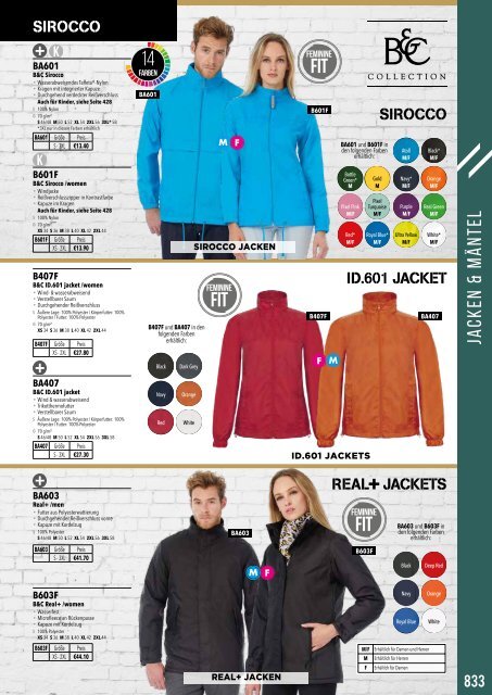 Eventwear Katalog 2019