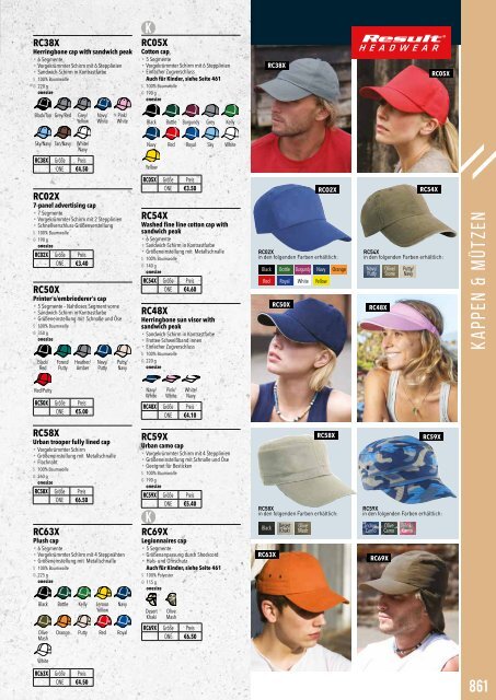 Eventwear Katalog 2019