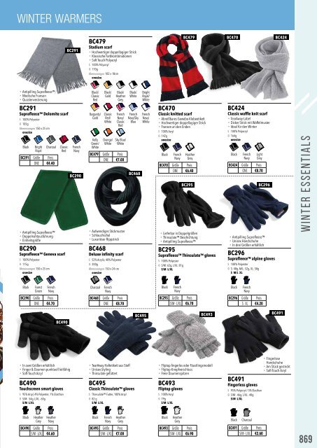 Eventwear Katalog 2019