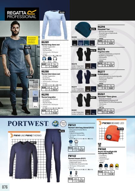 Eventwear Katalog 2019