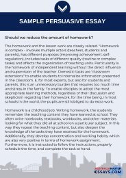 Should we reduce the amount of homework?