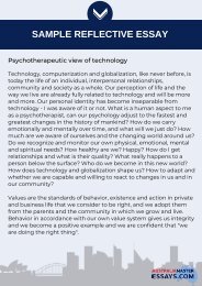 Psychotherapeutic view of technology