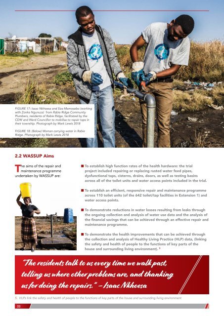 WASSUP Diepsloot, Report March 2019