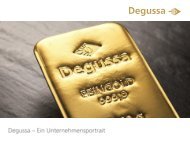 Degussa Pressemappe - Stand 10.2.2019