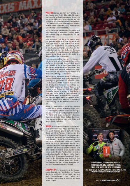  Motocross Enduro Ausgabe 03/2019