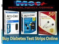 Buy Diabetes Test Strips Online