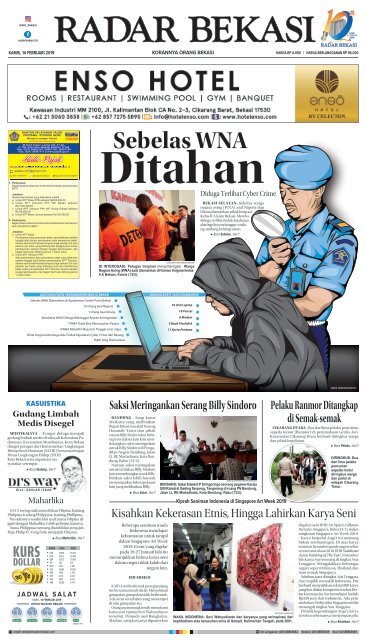 E - PAPER RADAR BEKASI EDISI 14 FEBRUARI 2019