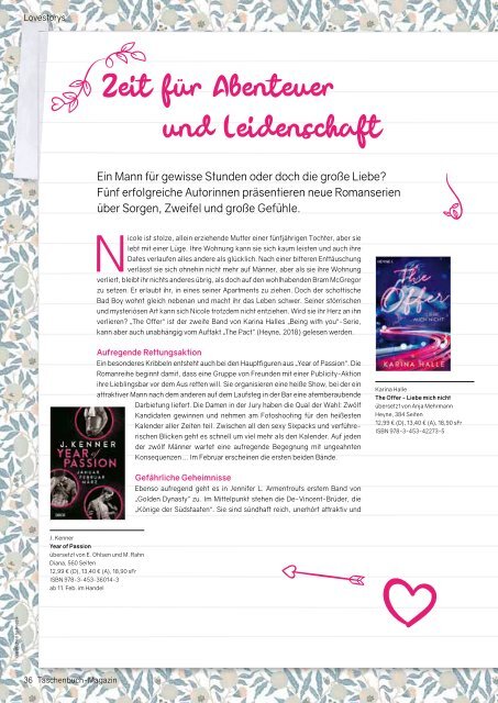 Taschenbuch-Magazin Frühjahr 2019