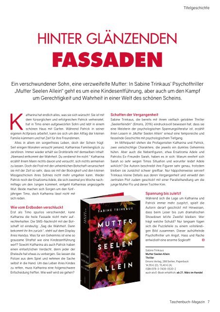 Taschenbuch-Magazin Frühjahr 2019