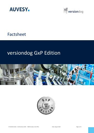 Factsheet - versiondog GxP Edition