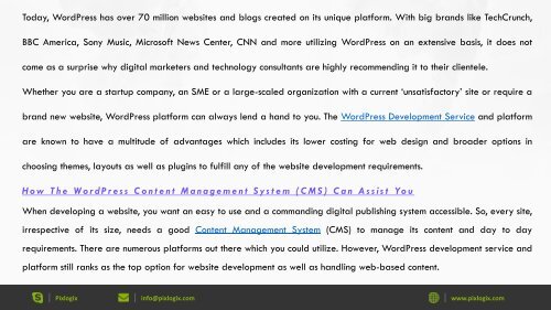 Top 10 Reasons To Switch and Use WordPress Content Management System