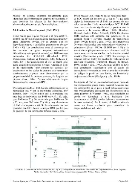 Antropometrica Un libro de referencia sobre mediciones corporales humanas para la educación en deportes y salud - Kevin Norton, Tim Olds