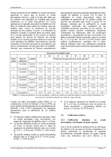 Antropometrica Un libro de referencia sobre mediciones corporales humanas para la educación en deportes y salud - Kevin Norton, Tim Olds