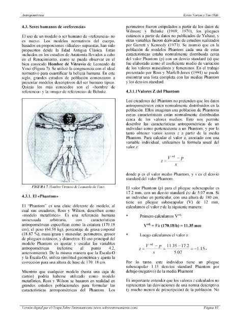 Antropometrica Un libro de referencia sobre mediciones corporales humanas para la educación en deportes y salud - Kevin Norton, Tim Olds