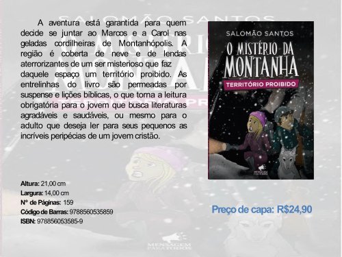 Catalogo Editora Mensagem para Todos