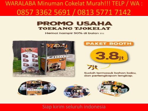 KE MITRAAN!!! TELP - WA 0857-3362-5691 / bisnis minuman dingin Surabaya/ waralabaminumanmurah.com