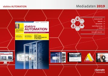 elektro AUTOMATION Mediadaten 2019