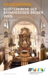 Kirchenführer der Klosterkirche der Barmherzigen Brüder Wien