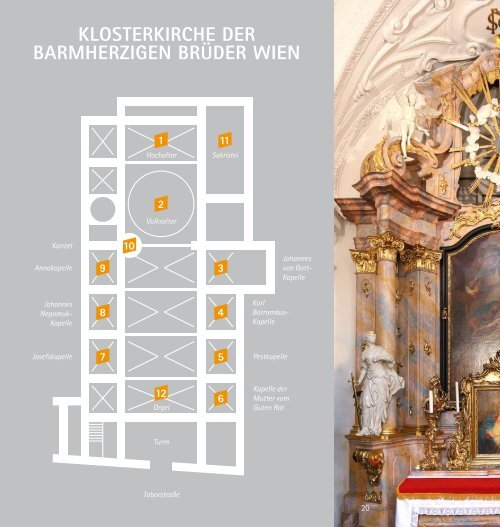 Kirchenführer der Klosterkirche der Barmherzigen Brüder Wien