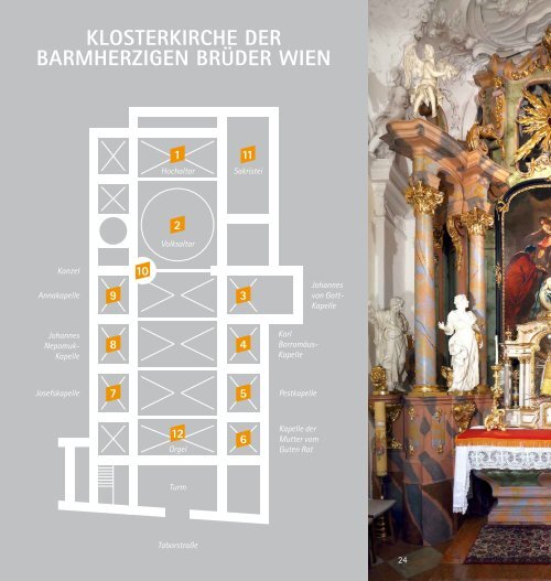 Kirchenführer der Klosterkirche der Barmherzigen Brüder Wien