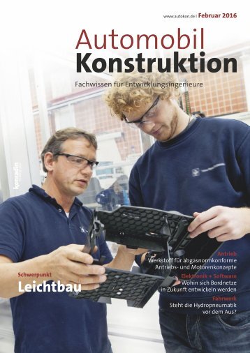 Automobilkonstruktion 01.2016