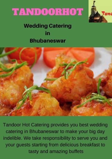 Wedding Catering in Bhubaneswar