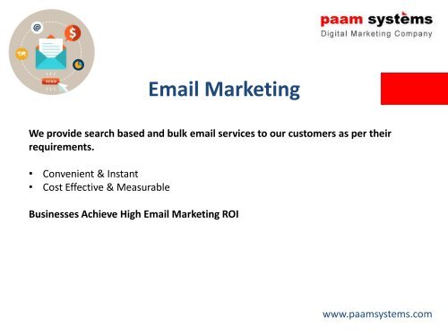 Internet Marketing Services-PAAM Systems India