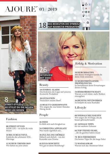 AJOURE´ Magazin März 2019