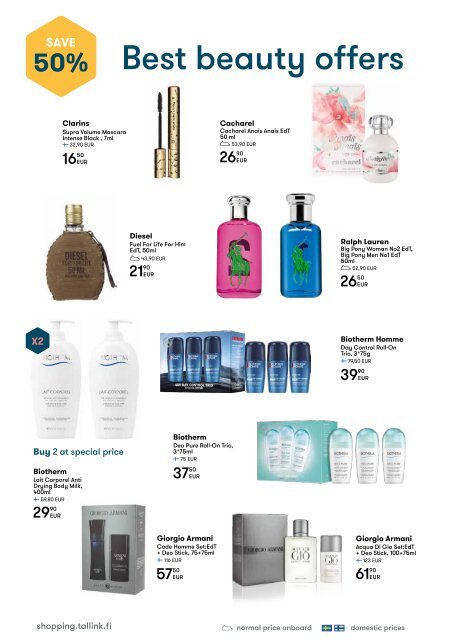 ***Helsinki/Turku-Stockholm, March-April 2019, Spring Shopping Silja Line free