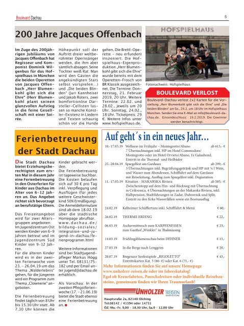 Boulevard Dachau Ausgabe Februar 2019