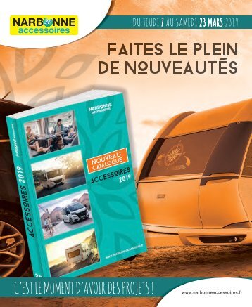 Sortie nouveau catalogue 2019 - du 7 au 23 Mars