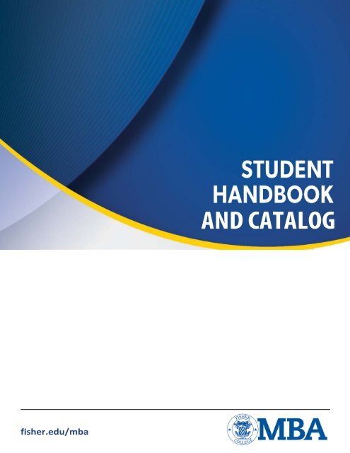 MBA Catalog and Student Handbook_2019