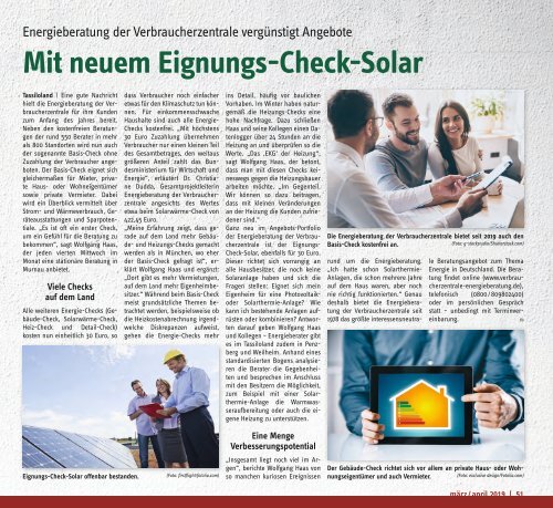 Tassilo, Ausgabe März/April 2019 - Das Magazin rund um Weilheim und die Seen