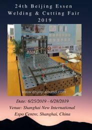 DCT 3D welding table at Eseen Fair