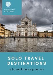 Solo Travel Destinations