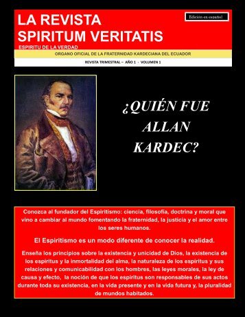 La Revista Spiritum Veritatis - Año 1 - Vol 1