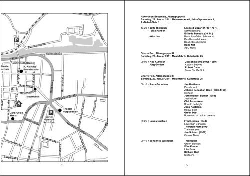 Juroren Regionalwettbewerb Nordost 2011 - Hansestadt Greifswald