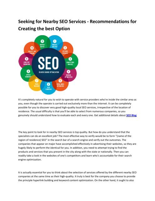 5 SEO Blog