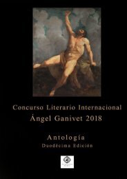 Antología concurso Ángel Ganivet 2018