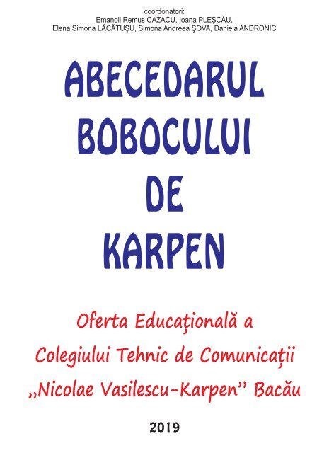 Oferta educationala Colegiul Karpen 2019