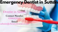 Emergency Dentist in Sutton